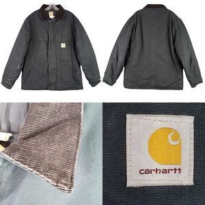 Carhartt Heavy Coat Jacket Canvas Duck Insulated Arctic Quilt Lined Mens 44 XL